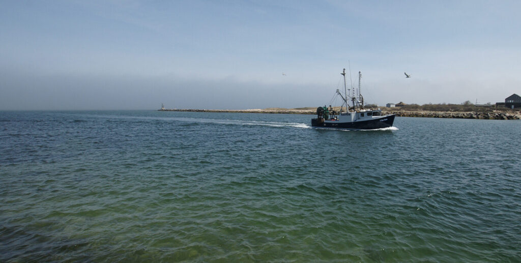 Montauk fishing boat