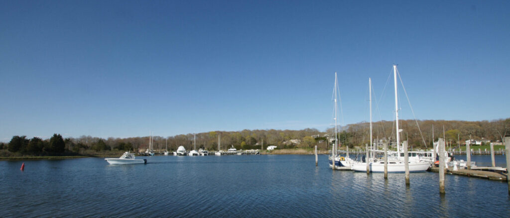Boats in Three Mile Harbor
